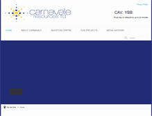 Tablet Screenshot of carnavaleresources.com